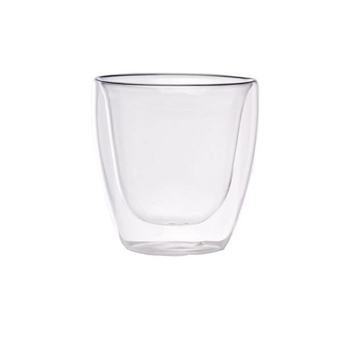 Vaso de vidrio borosilicato doble pared BOOGY 80ml A65mm - 12Uds