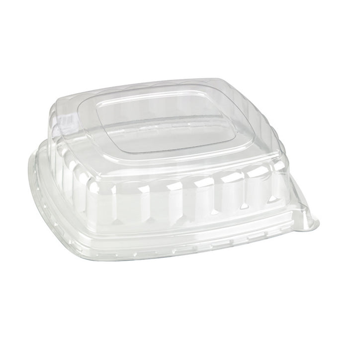 Tapa plana transparente PET para 210APUS318 318x318mm A85mm - 24Uds