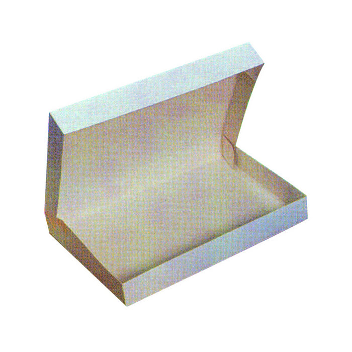 Caja apertivos/snacks cartón blanco 280x260mm A80mm - 25Uds