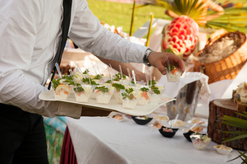 Vasito para degustación pirámide negra TAITI en PS 60ml 45x45mm A55mm - 30Uds