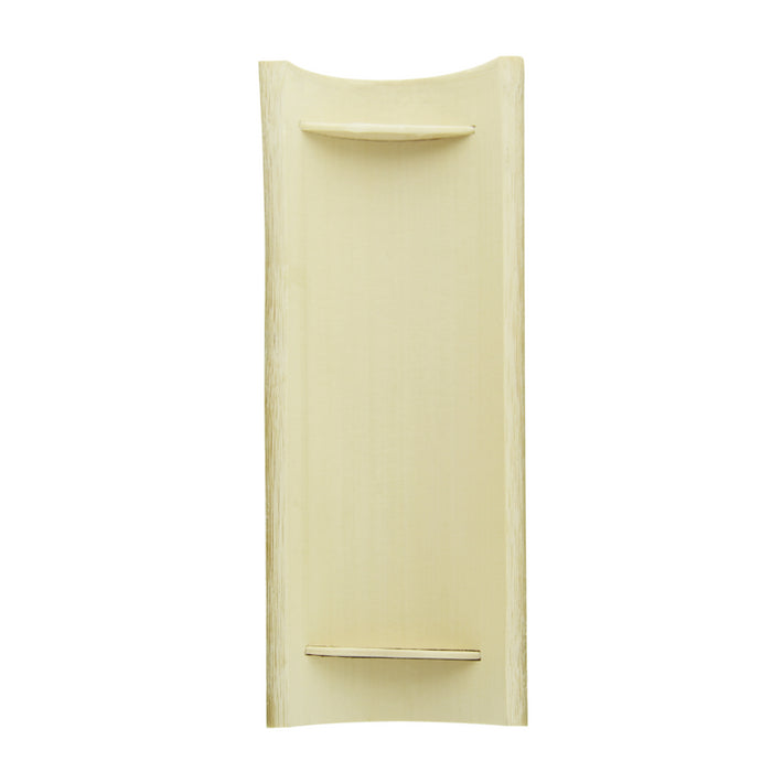 Plato de degustación semi tubular de bambú KOSHU 150x60mm A23mm - 20Uds