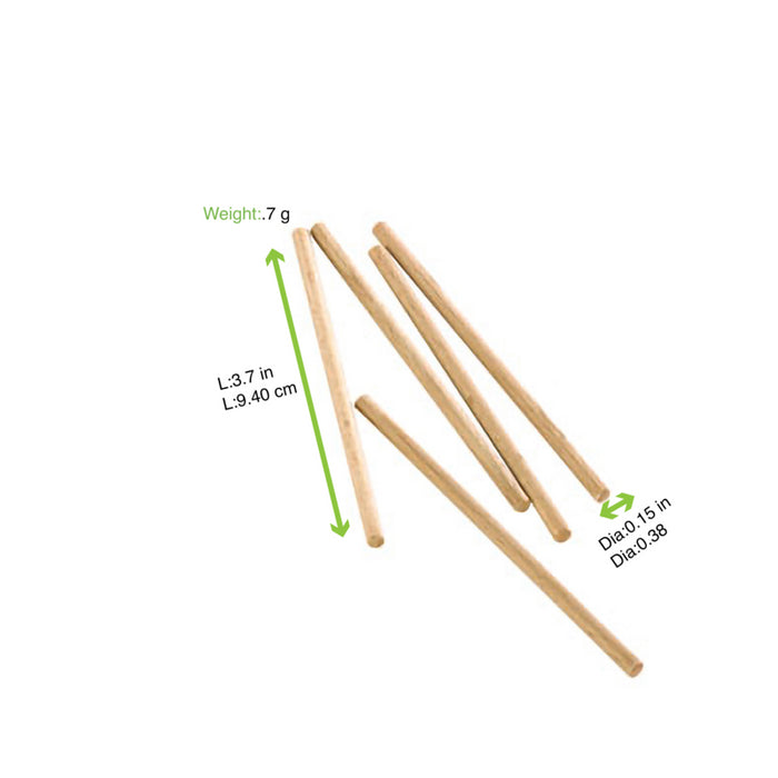 Pincho de madera para pop cakes A95mm - 500Uds