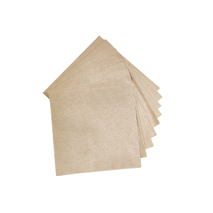 Servilletas de papel natural Eco-Friendly 1 capa 325x325mm - 400Uds