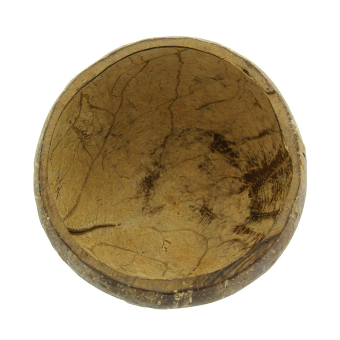 Cuencos de coco natural 350ml A80mm - 4Uds