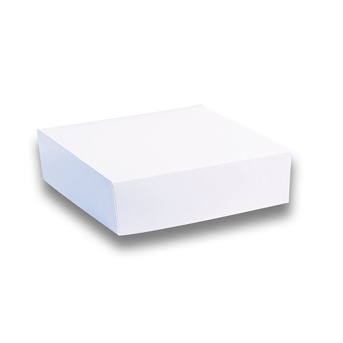 Caja pastelera de cartón blanca 250x250mm A100mm - 50Uds