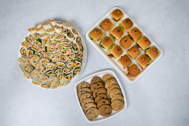 Ensaladera cuadrada de pulpa blanca 1000ml 235x235mm A28mm - 25Uds