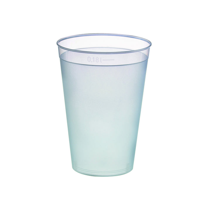 Copa de PP reutilizable Optimal 210ml A87mm - 40Uds