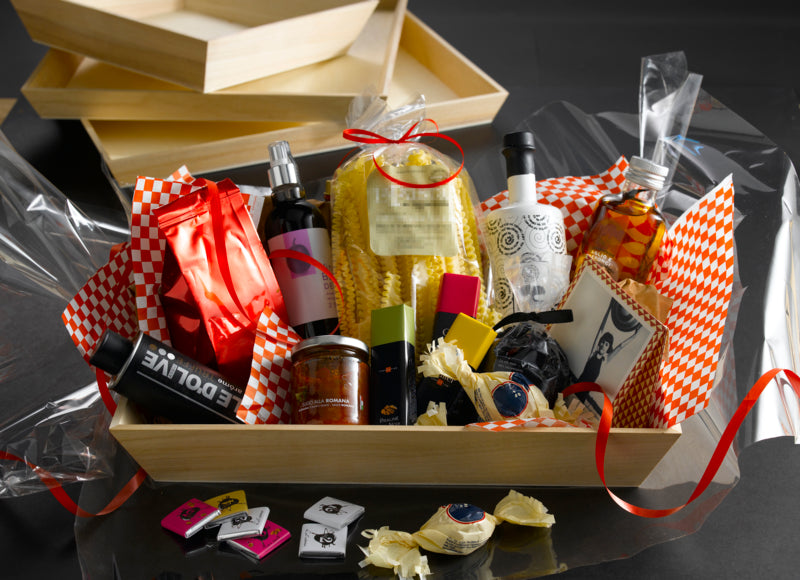 Bandeja rectangular de madera Noa 390x290mm A40mm - 10Uds