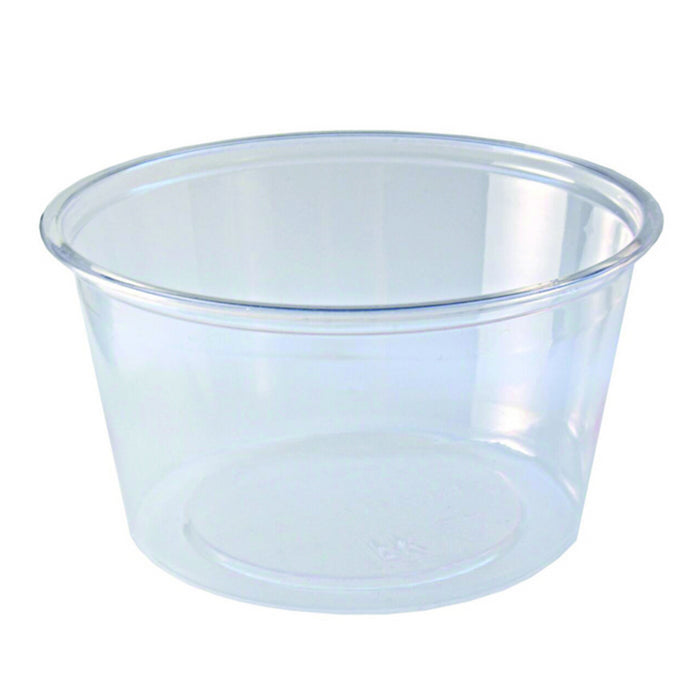 Salsera PLA transparente 110ml Ø76mm A40mm - 100Uds