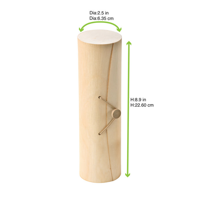 Caja cilíndrica de madera para 7 Macarrones A230mm - 50Uds