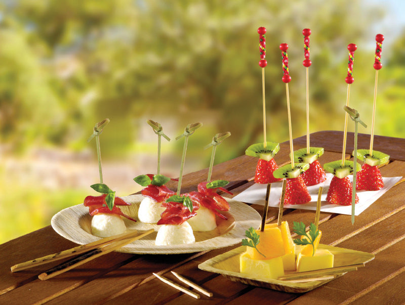 Pincho de bambú Kuromoji 90mm - 100Uds