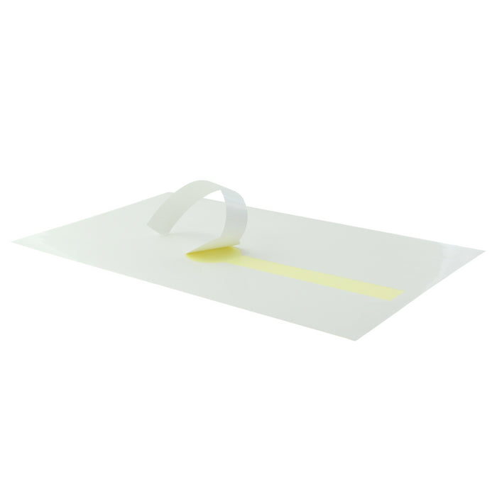Cinta de papel autoadhesiva blanca 300x20mm - 500Uds