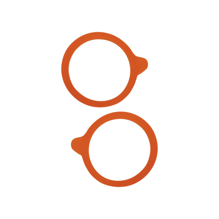 Sello hermético de conservación 80mm para tarro WECK naranja - 10Uds