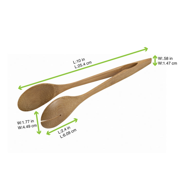 Pinza cuchara de bambú para servir A250mm - 50Uds
