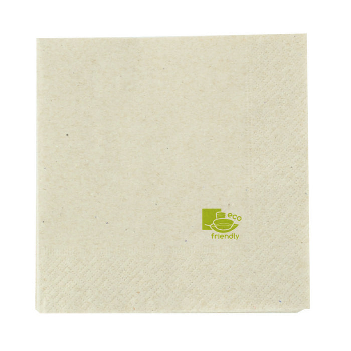 Servilletas de papel natural Eco-Friendly 2 capas: 300x300mm - 100Uds