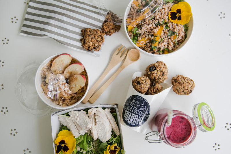 Tarrinas Deli redonda de cartón diseño News 600ml Ø114mm A87mm - 50Uds