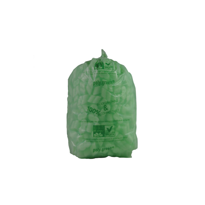 Bolsa de basura verde 130000ml 500x650mm - 25Uds