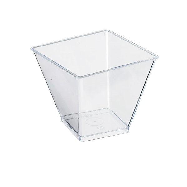 Tapa Zeno transparente plana y cuadrada PET 65x65mmpara 209MBZENO10 - 200Uds