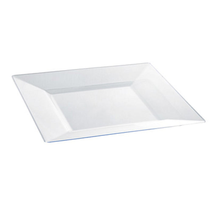 Plato transparente cuadrado 240x240x40mm - 10Uds