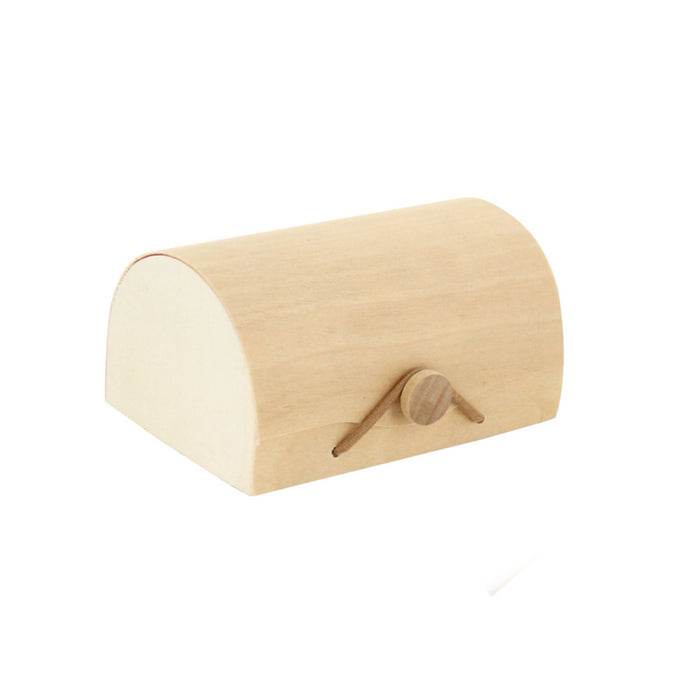 Mini caja de madera con lengüeta para 3 macarrones 110x80mm A55mm - 100Uds