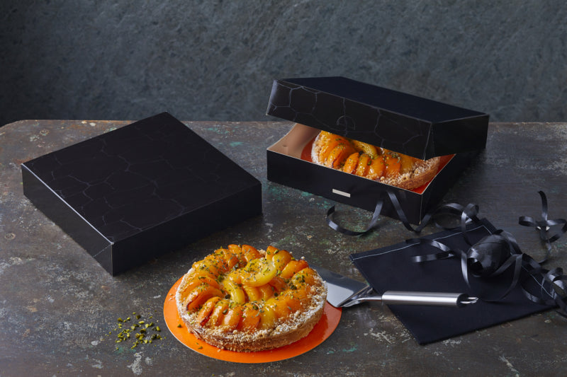 Servilleta de cocktail de algodón negra 200x195mm - 100Uds