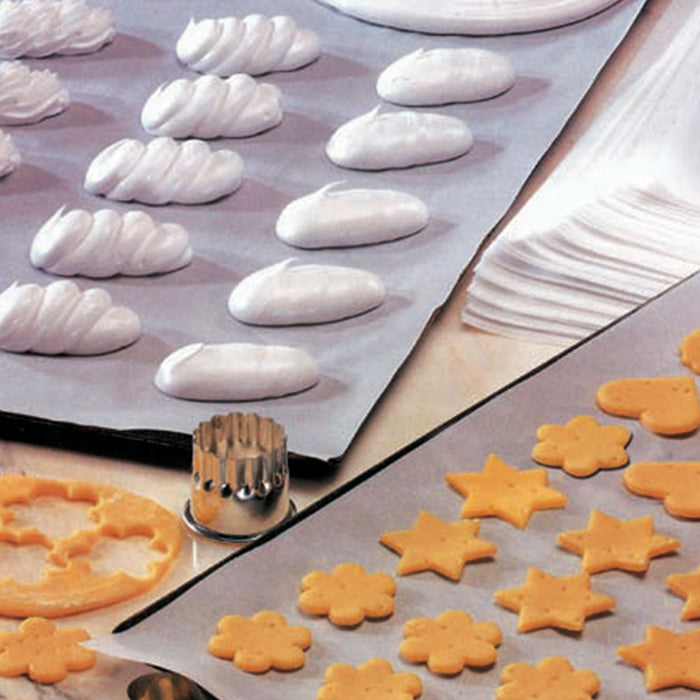 Papel blanco de cocción siliconado 2 caras 530x325mm - 500Uds