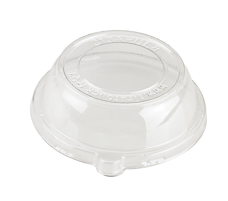 Tapa plana transparente PET Ø72mm A25mm - 50Uds