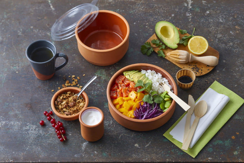 Cuenco CERAMIKS redondo esmaltado 70ml Ø70mm A30mm - 4Uds