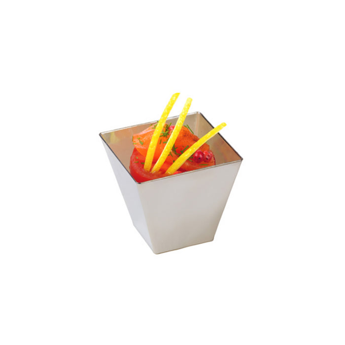 Vasito para degustación cuadrado RIMBO 50x50mm A45mm - 100Uds
