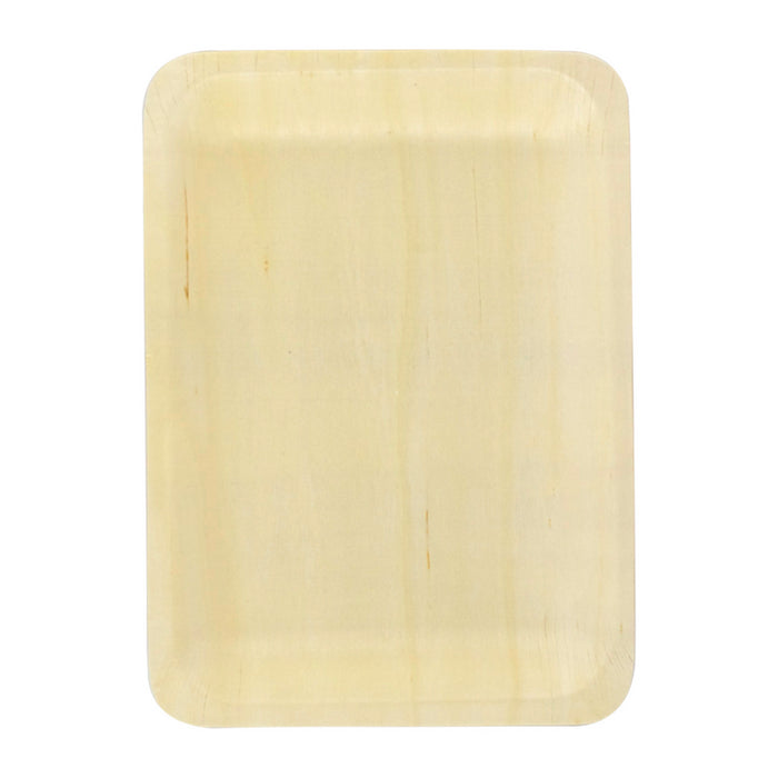 Bandeja rectangular de madera Scandinavia 265x215mm A20mm - 20Uds