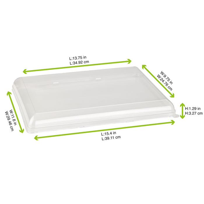 Tapa cúpula transparente BioNchic PET para 210BCHIC3929 392x295mm A33mm - 25Uds