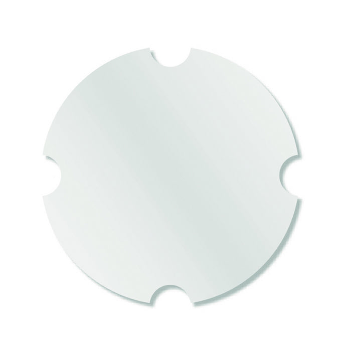 Tapa de cierre de cartón blanco para cubo de pollo Ø172mm - 100Uds