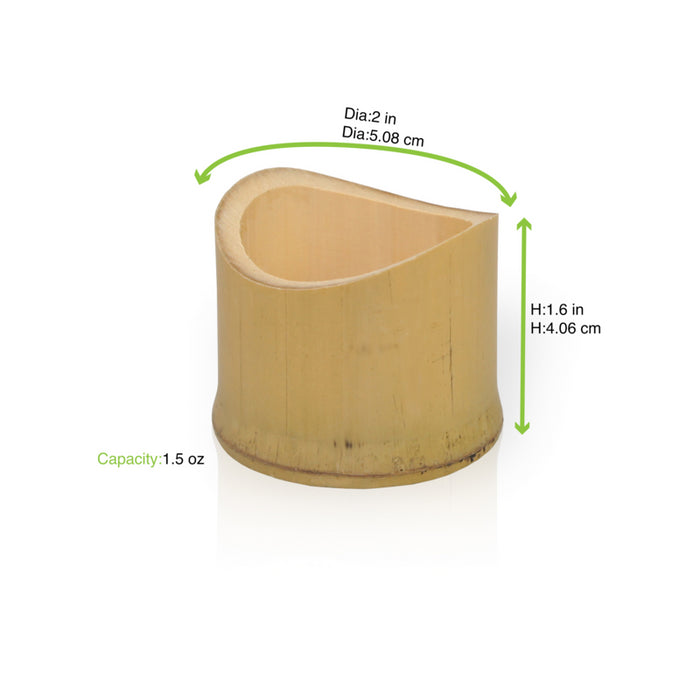 Medio tubo de bambù TAMAGO Ø55m 37ml A42mm - 20Uds