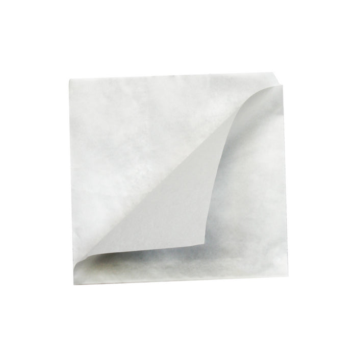 Bolsa de papel blanca antigrasa abierta por 2 lados 240x240mm - 1000Uds