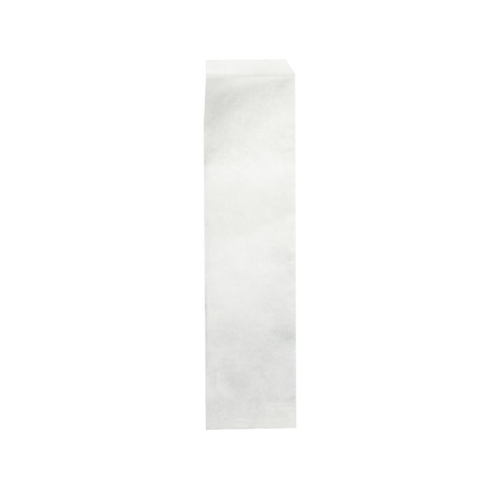 Bolsa de papel blanca antigrasa abierta por 2 lados 340x85mm - 1000Uds