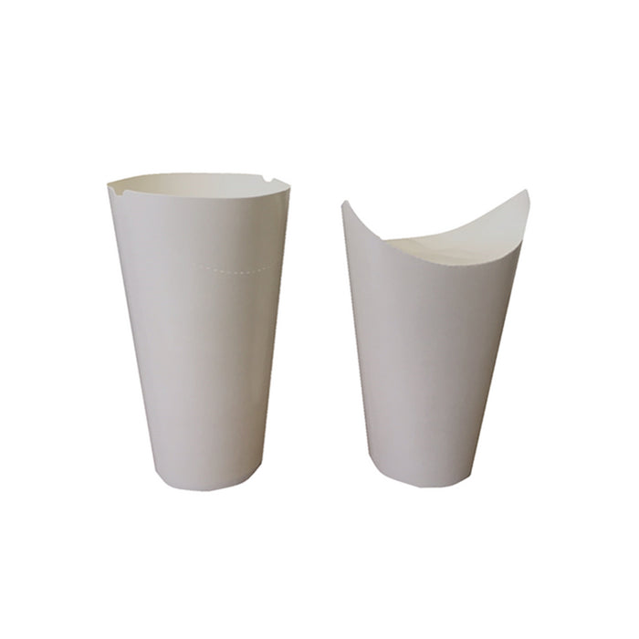 Vaso para snack de cartón blanco 480ml A157mm - 50Uds