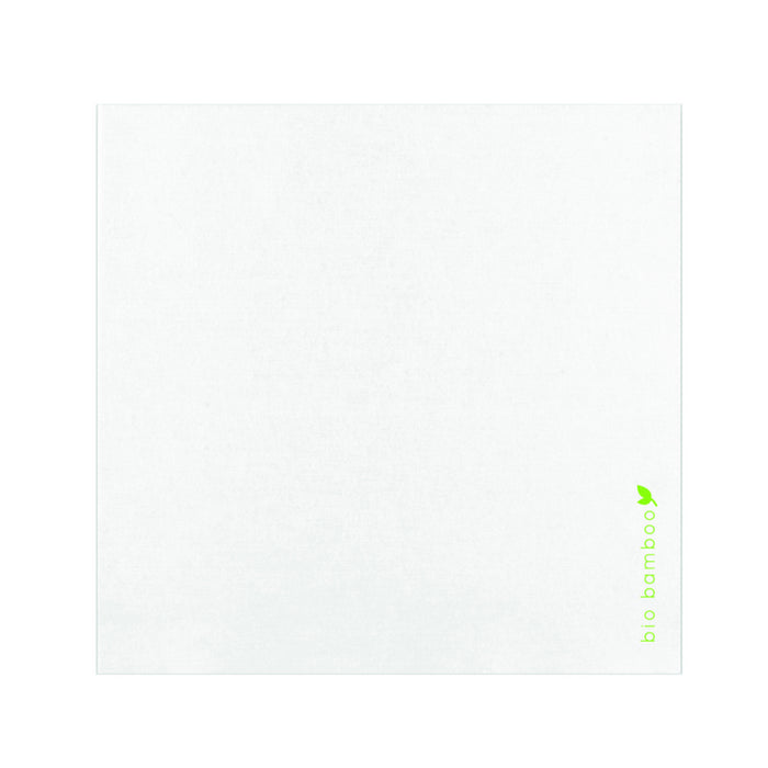 Servilleta de fibra de bambú blanca 400x400mm - 50Uds