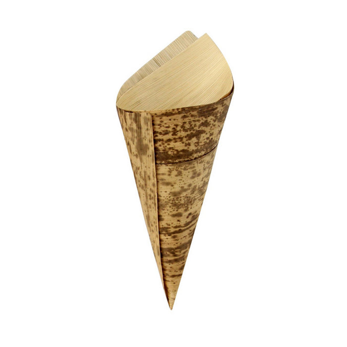 Cono de hoja de bambù 147ml A170mm - 100Uds
