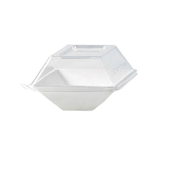 Tapa cúpula rectangular transparente PET para 210ECOD139 132x88mm A33mm - 50Uds