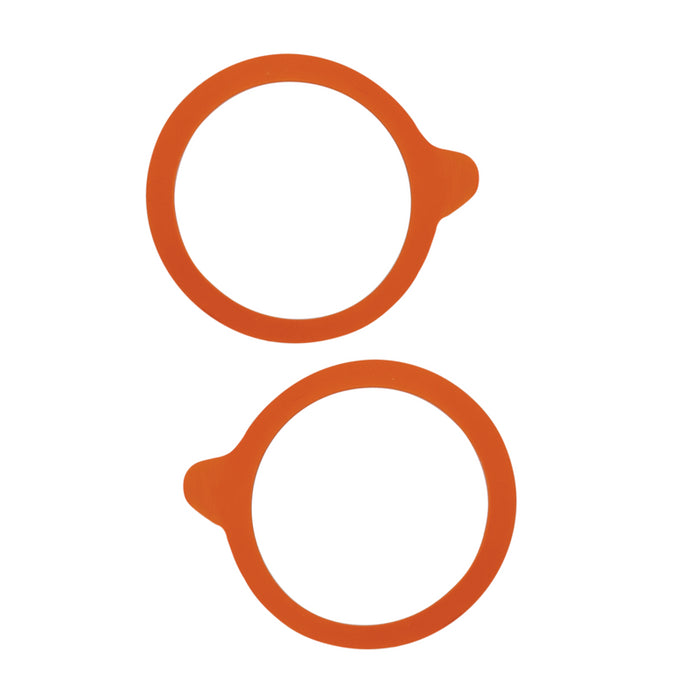 Sello hermético de conservación 100mm para tarro WECK naranja - 10Uds
