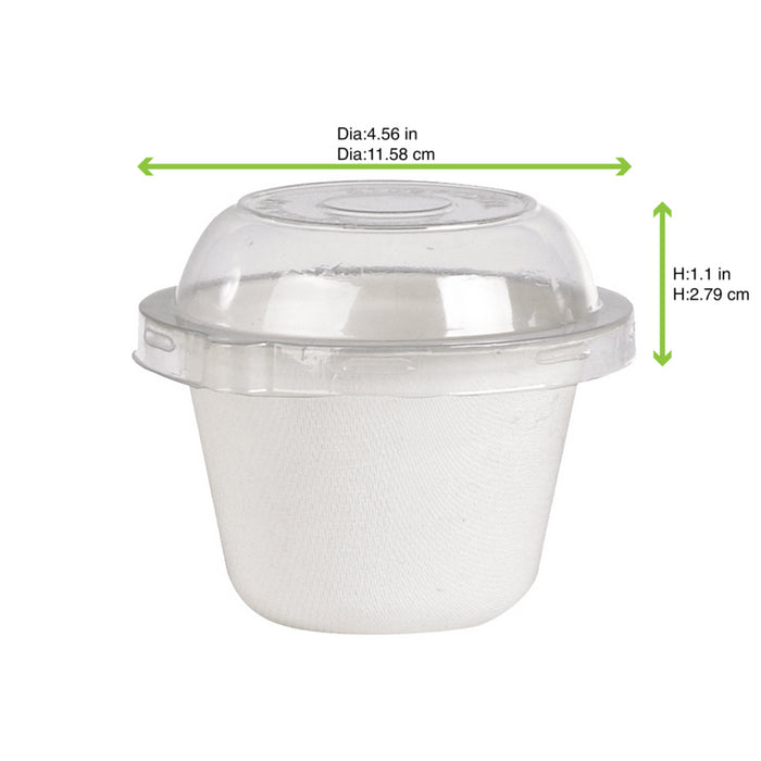 Tapa cúpula transparente PET para 210GPU350/500 Ø116mm - 50Uds