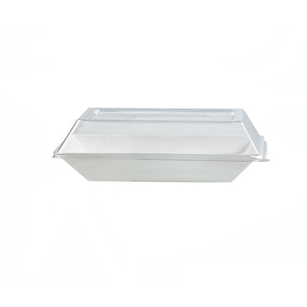 Tapa cúpula rectangular blanca PET para 210ECOD1713 170x130mm A28mm - 50Uds