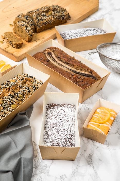 Molde de cartón horneable 206x96mm A55mm - 270Uds