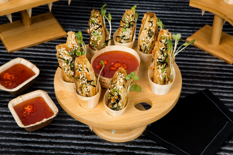 Soporte cono de bambú 10 agujeros A92mm - 2Uds