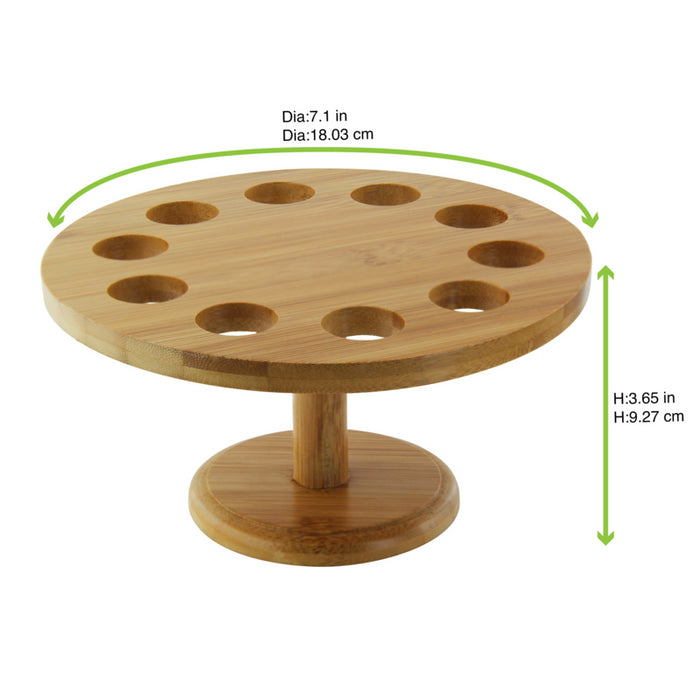 Soporte cono de bambú 10 agujeros A92mm - 2Uds