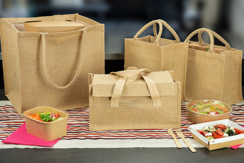 Bandeja kraft rectangular Recaty laminado PP 1000ml 170x120mm A75mm - 25Uds