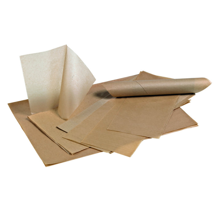 Set de papel kraft antigrasa (10kg, 1562 hojas) 320x500mm A100mm - 1Uds