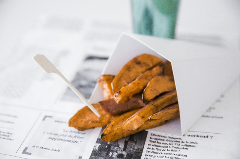 Papel antigrasa diseño periódico 270x350mm - 500Uds