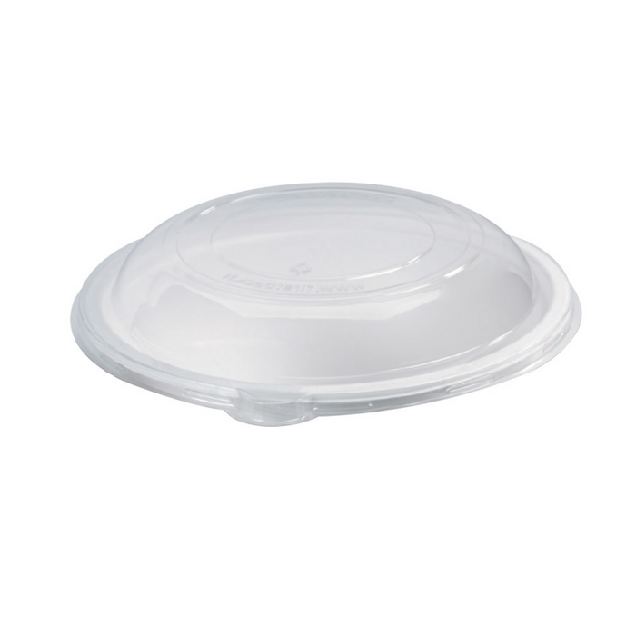 Tapa plana transparente PET H0,3mm Ø245mm - 25Uds