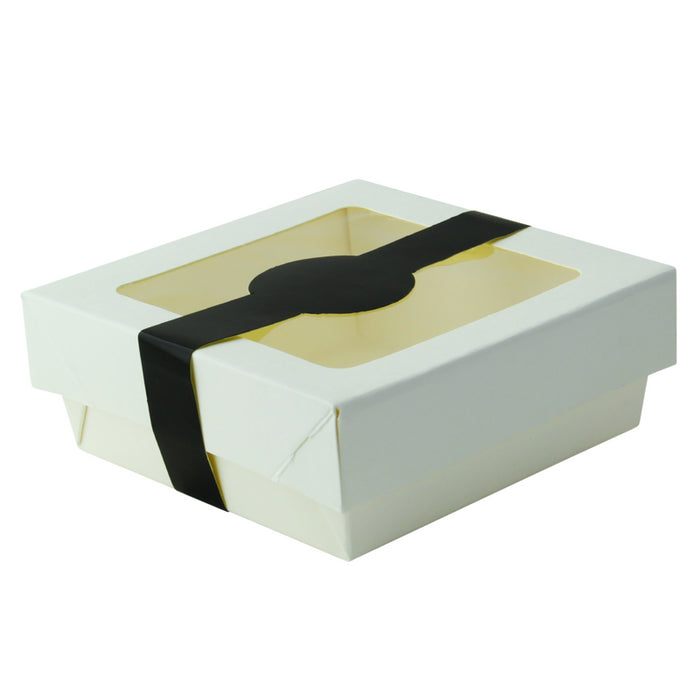 Cinta de papel autoadhesiva negra 300x20mm - 500Uds